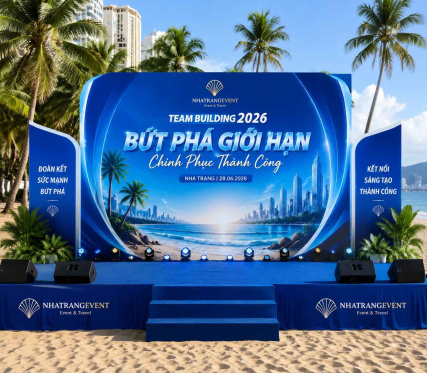 Tổ Chức Team Building 2026 Nha Trang Bứt Phá Trải Nghiệm