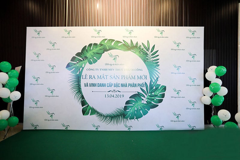 Backdrop khai trương chuyên nghiệp tại Nha Trang